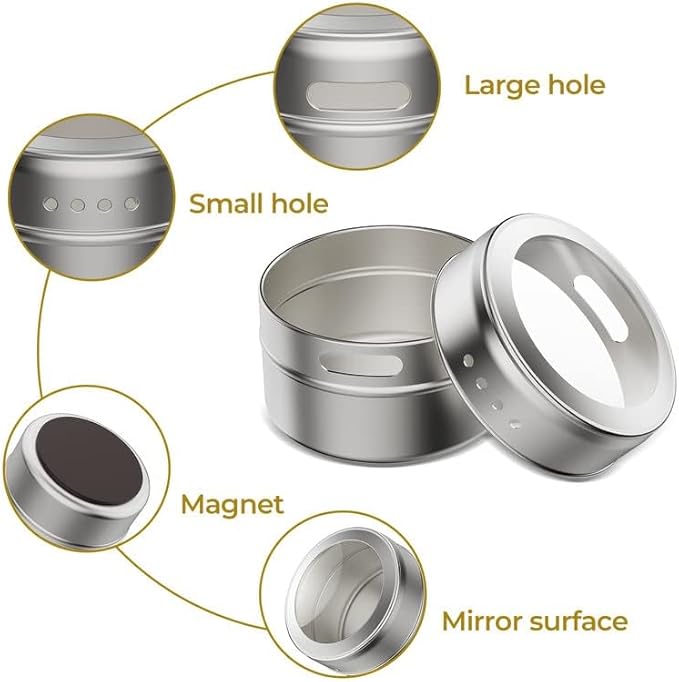 Magnetic Spice Box 6 PCS